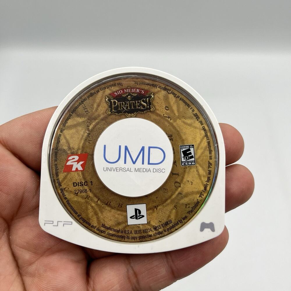 Sid Meier's Pirates Playstation Portable PSP Disc Only
